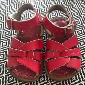 Toddler RED salt water sandals